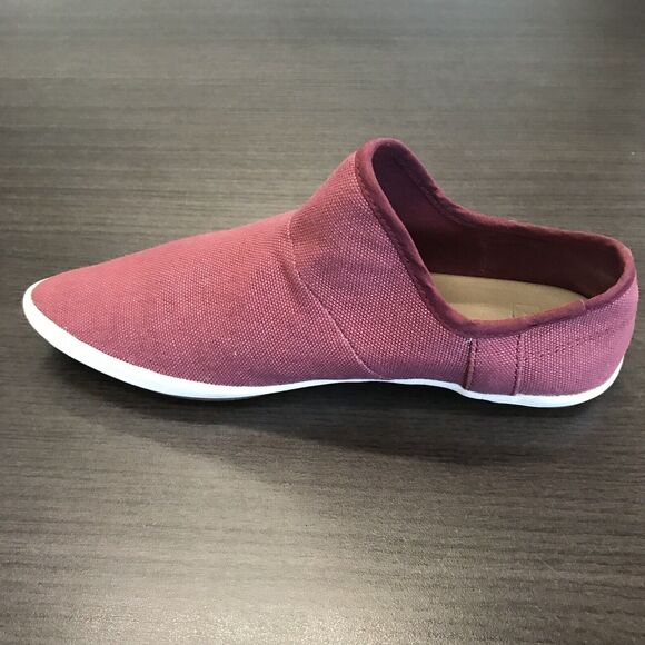 Sanuk Katlash Red Burgundy Fabric Slip On Flat Sneaker Shoes Pointed Toes US 5 - Picture 1 of 16